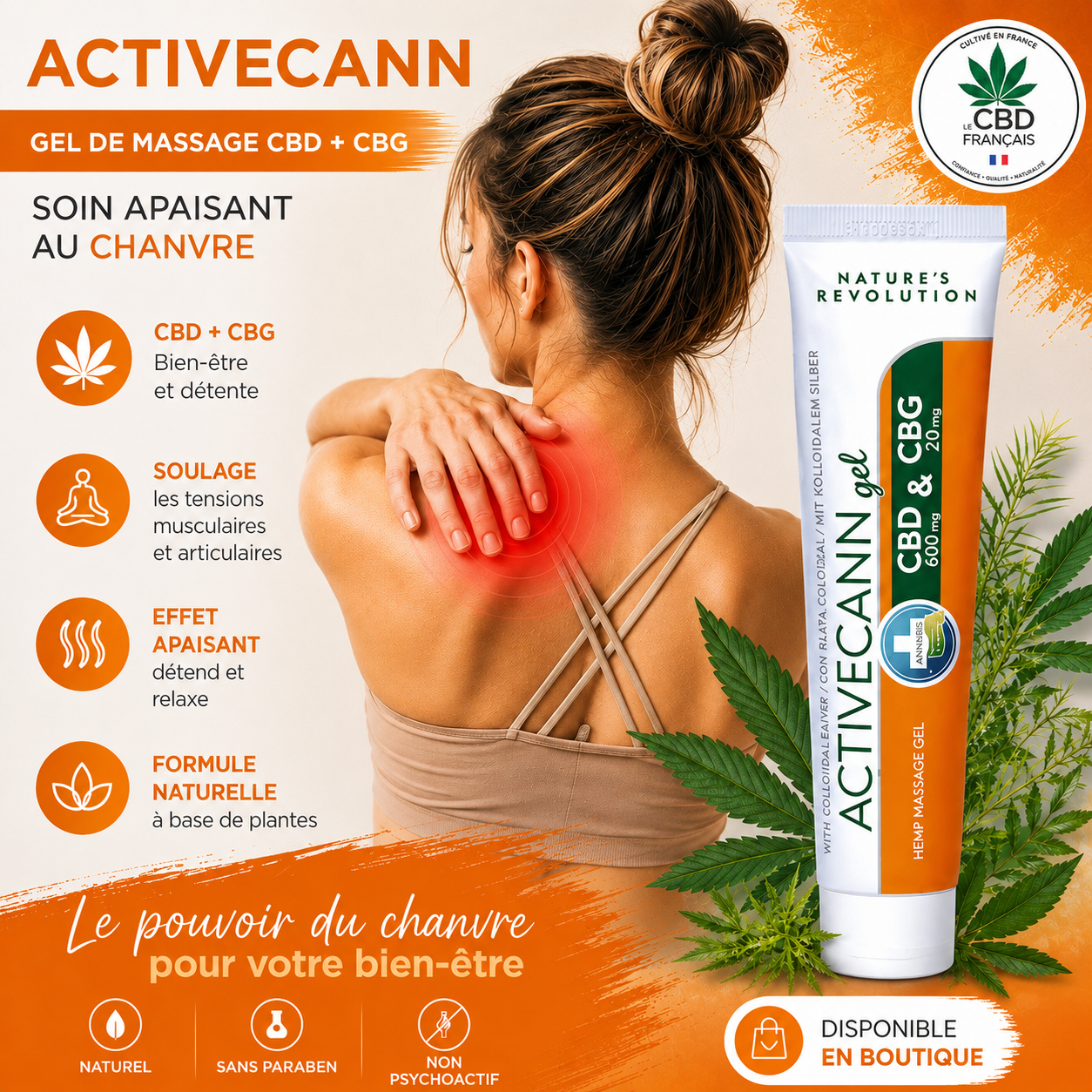 Activecann gel CBD CBG